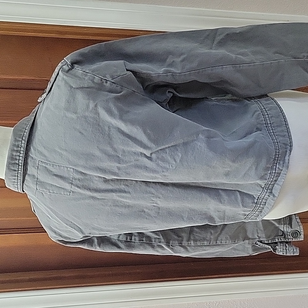 Mossimo Gray Jacket With Patches - image 5